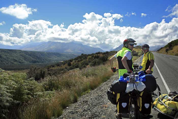 Bicycling South Island New Zealand-Southern Scenic Route