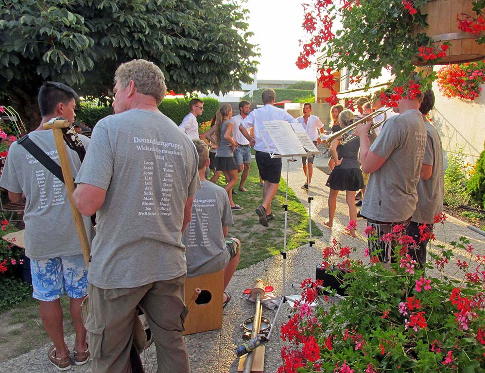 Bicycling -Vilshofen-Deggendorf-Germany--Music Fest