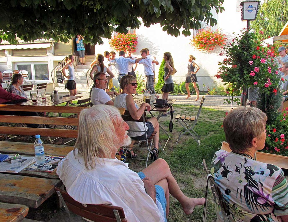 Bicycling -Vilshofen-Deggendorf-Germany--Music Fest