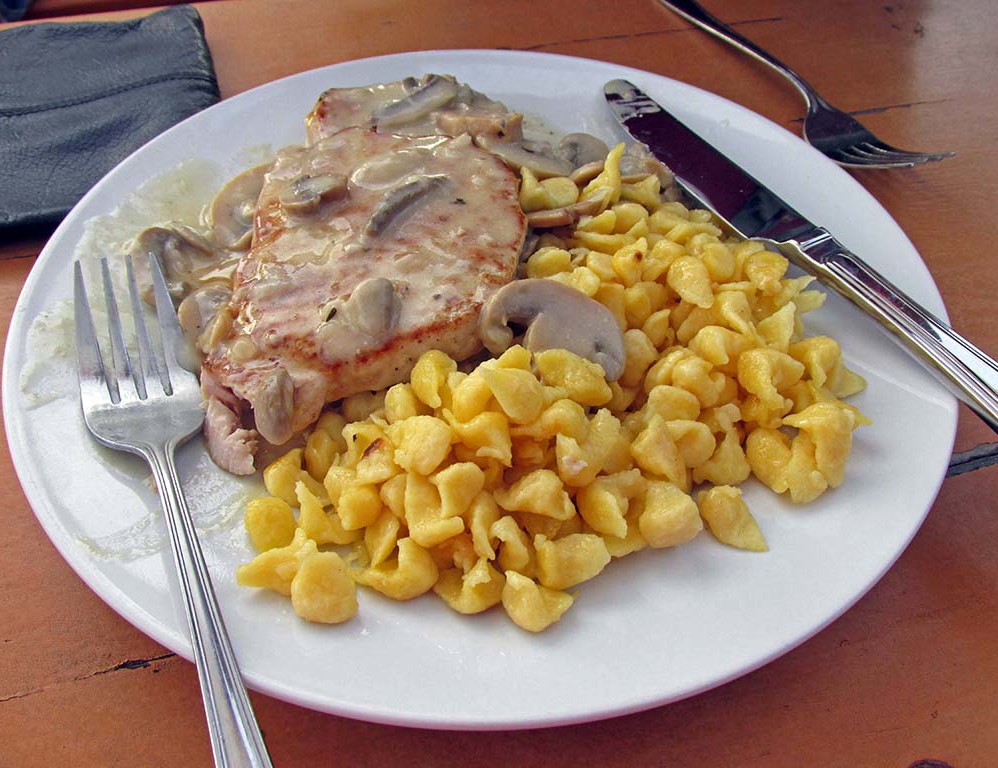 Bicycling -Vilshofen-Deggendorf-Germany-wiener schnitzel