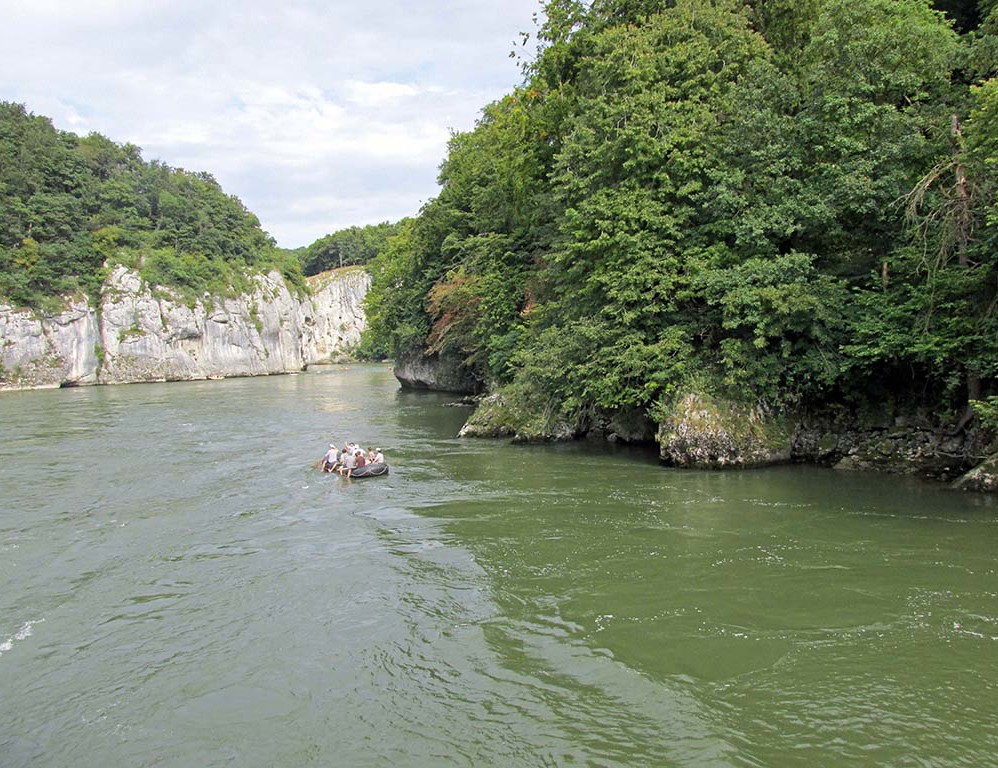 Regensburg-Neustadt-Germany--Danube narrows